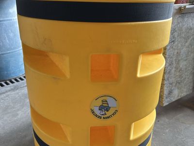 Column Sentry Industrial Safety Yellow Column Protector Guard