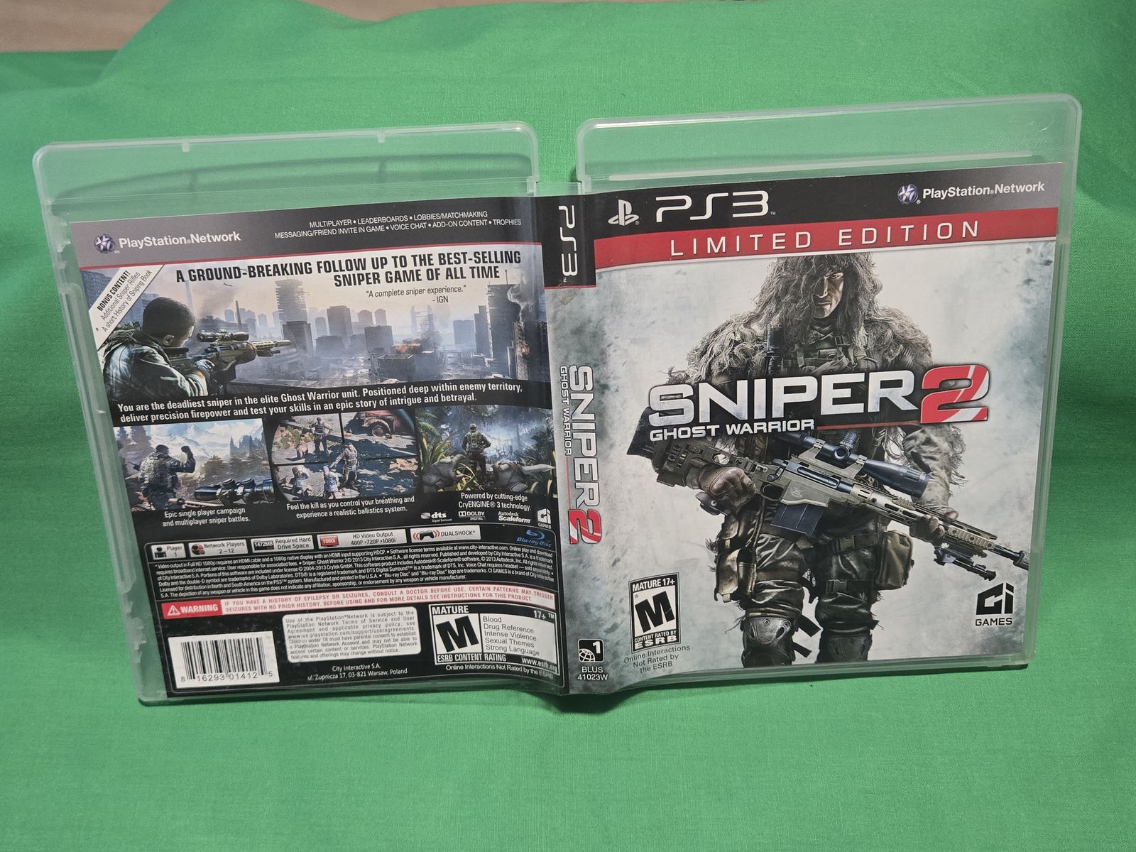 PS3 SNIPER 2 GHOST WARRIOR LIMITED