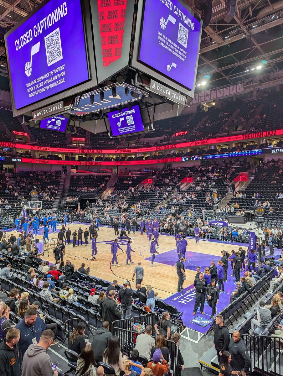 Jazz vs 76ers! Row 6 Aisle with 4 Tickets. No Fees!