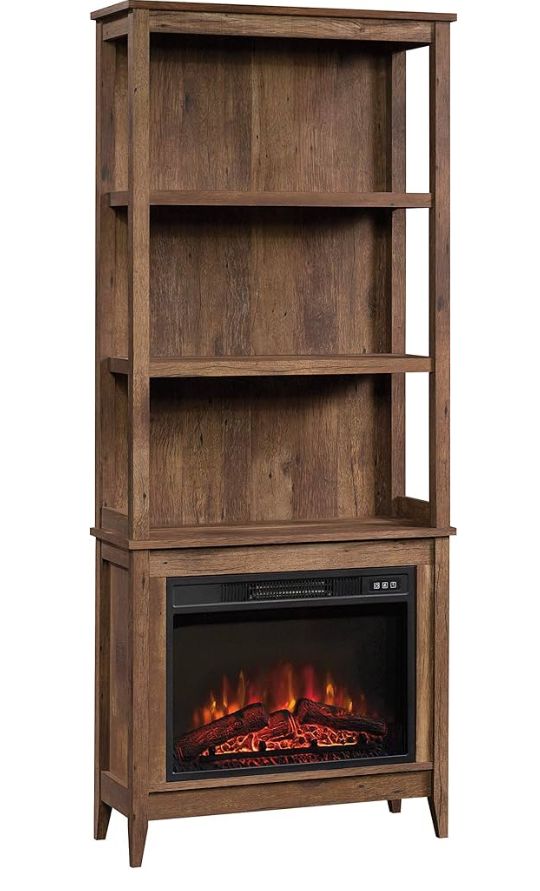 Electric Fireplace Bookcase