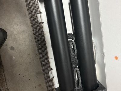 Harley Davidson Black exhaust tips