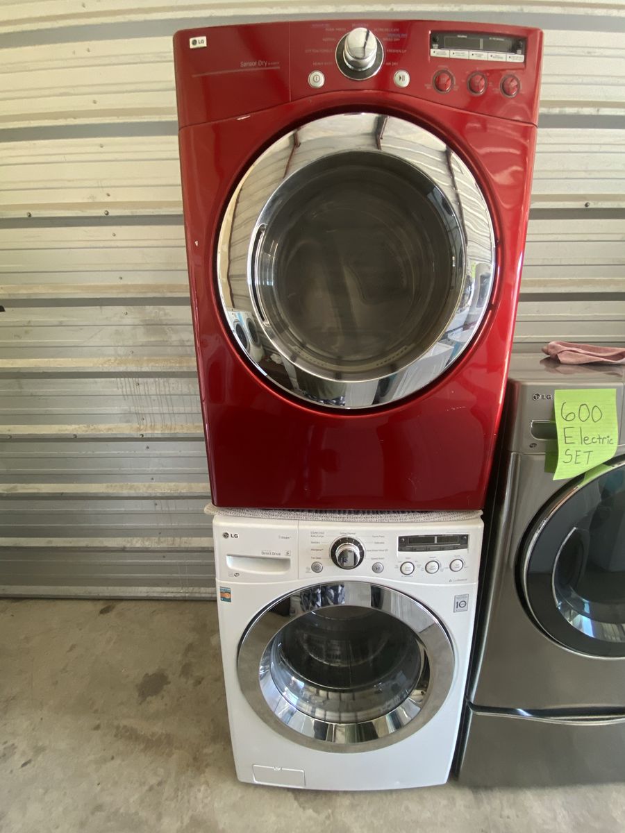 LG washer and 4 prong electric dryer