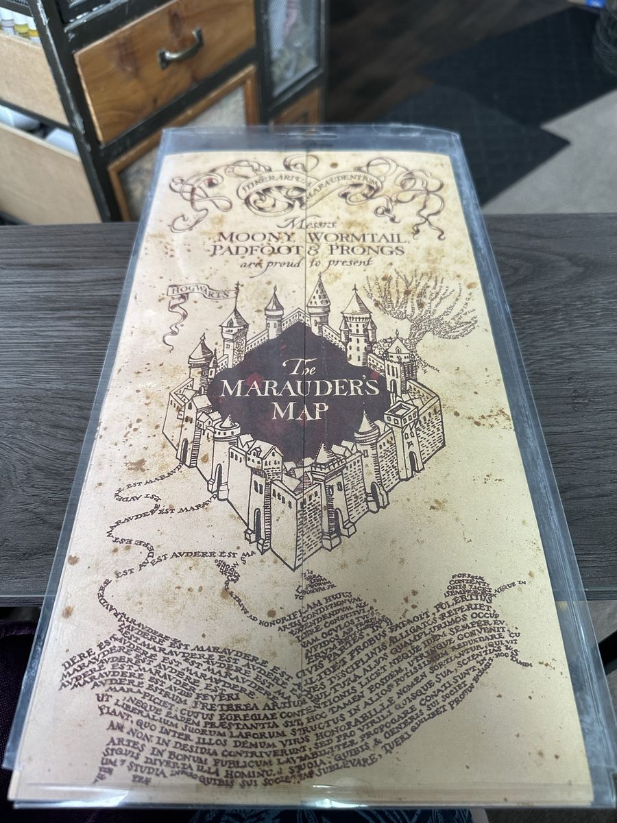 Marauders Map from Universal Studios