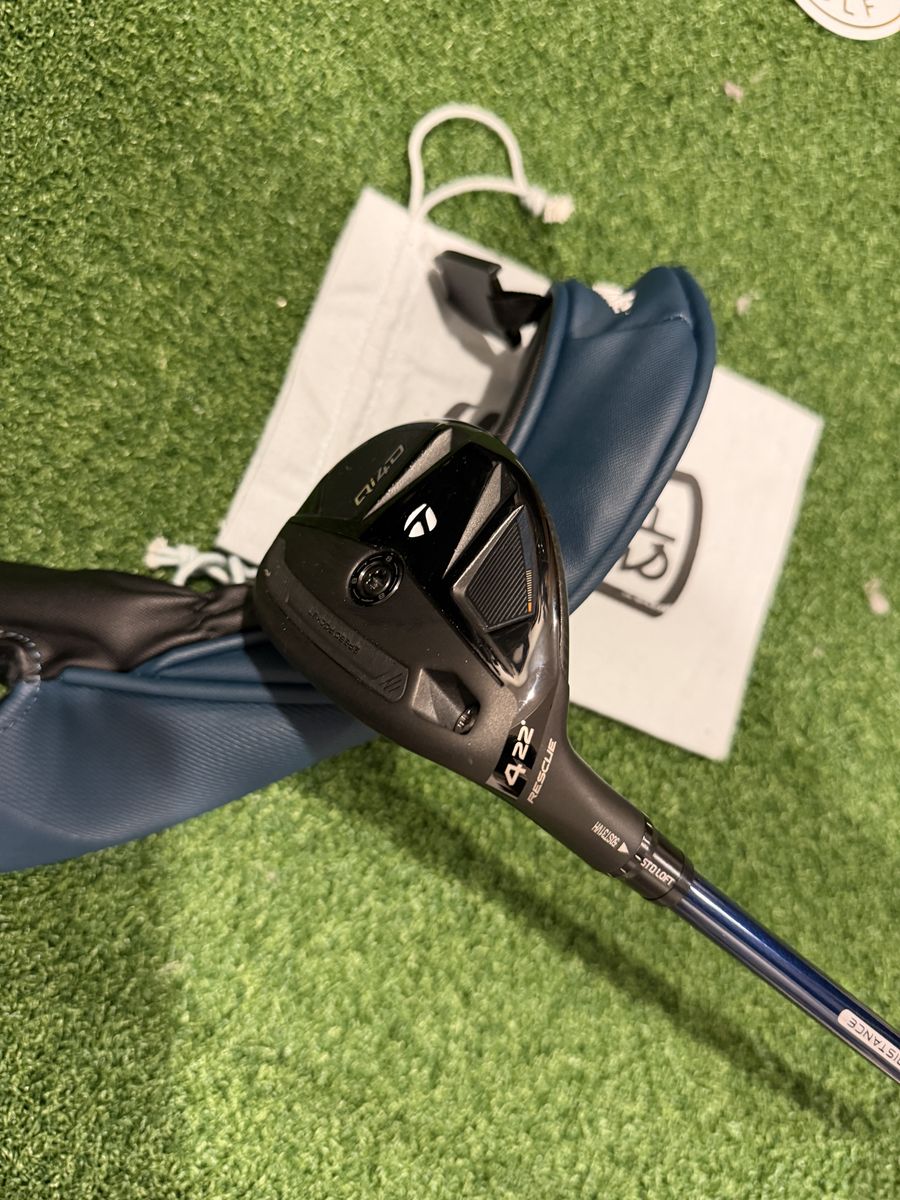 LH Taylormade Qi4D 4 Hybrid Tour AD HY 85S Stiff Mint