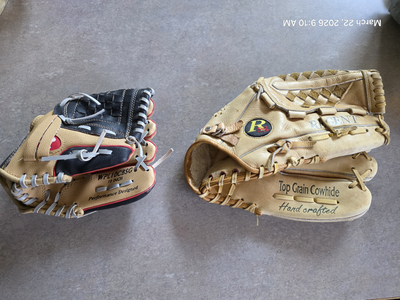 2 Very Nice Baseball Gloves