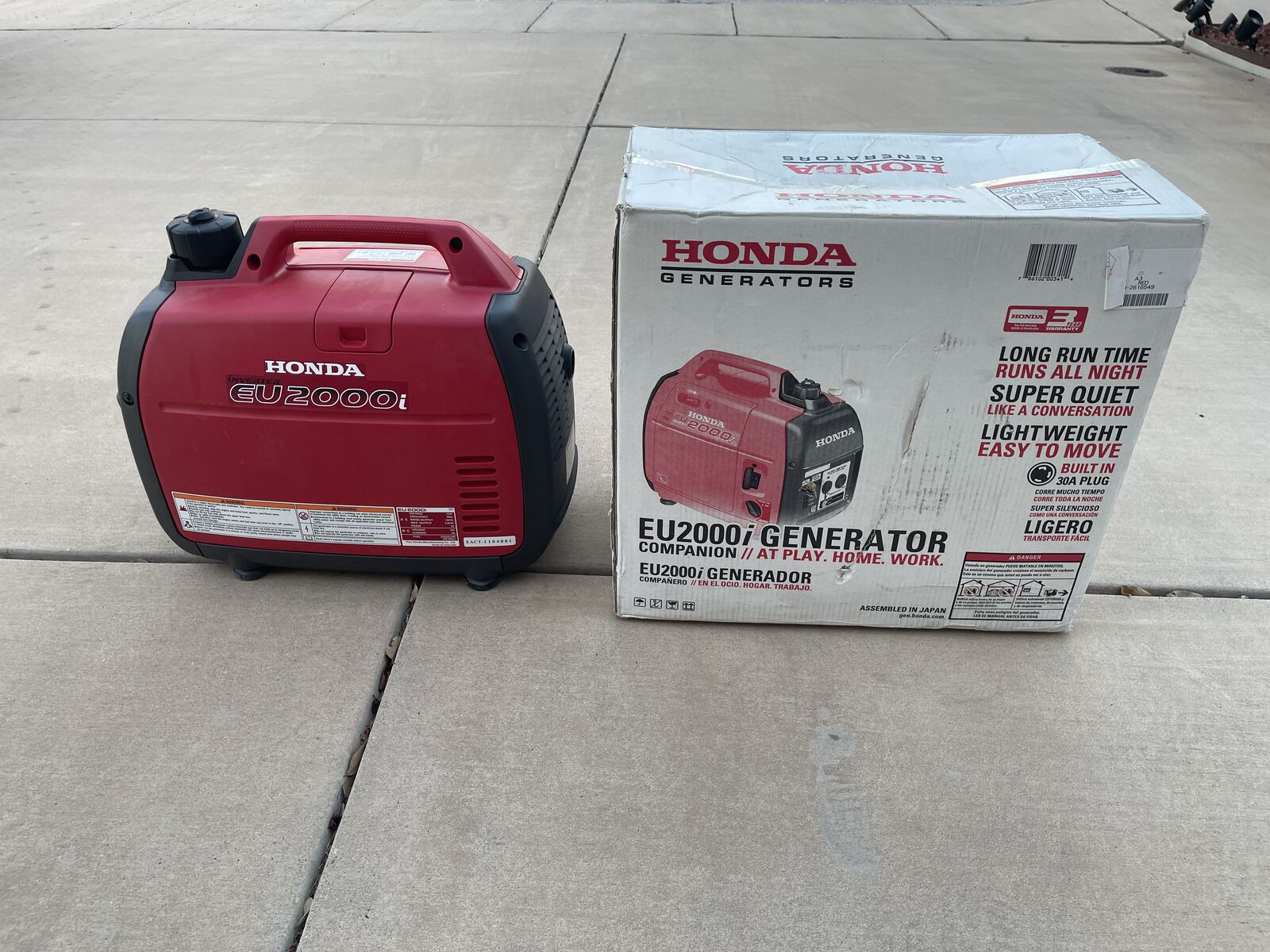 Honda Generator (model EU2000i)