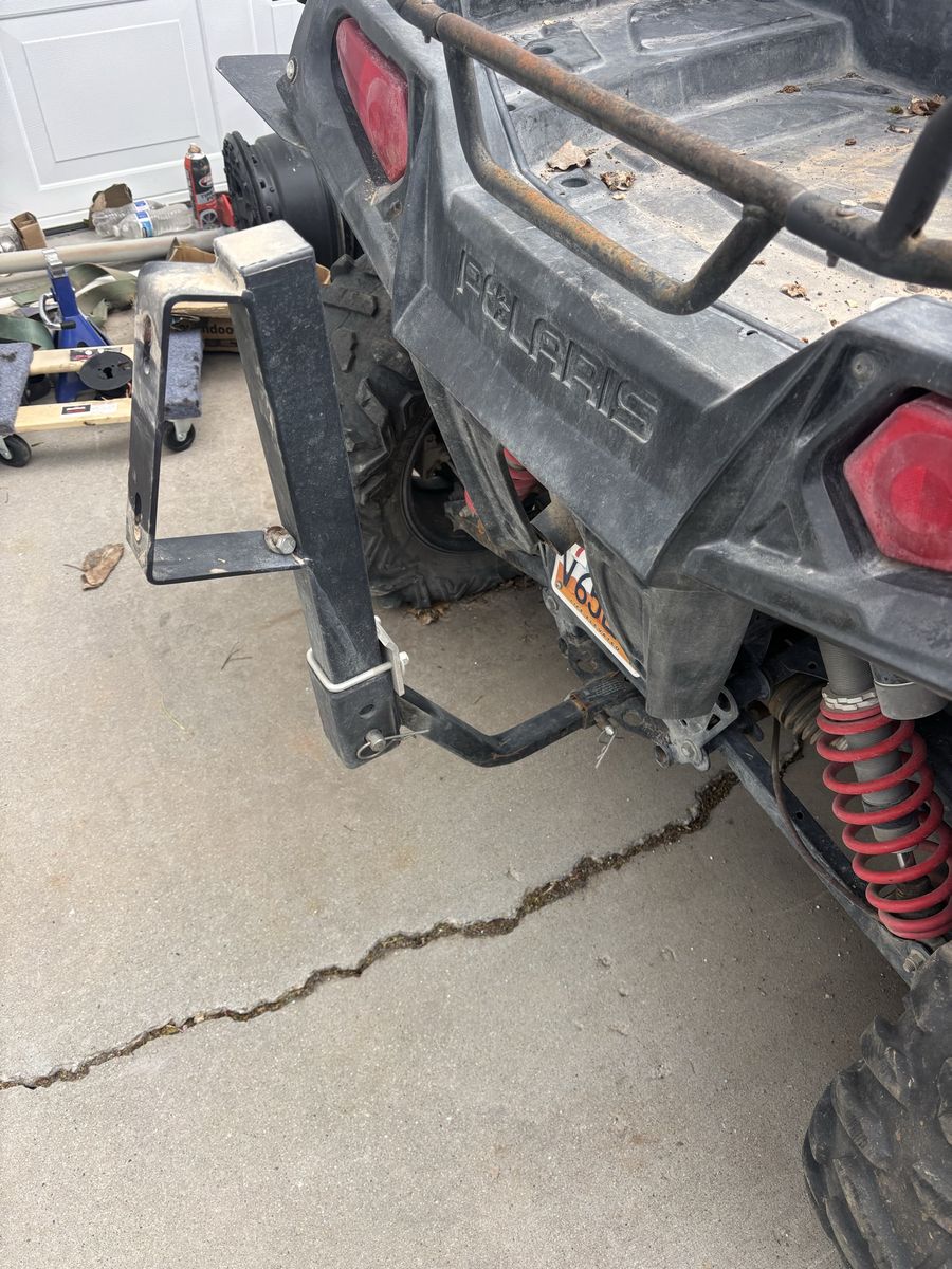 Spare Tire holder for utv