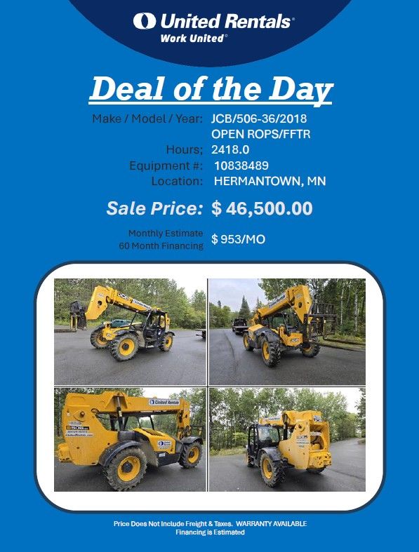 Forklift 506 JCB 6K reach 2018