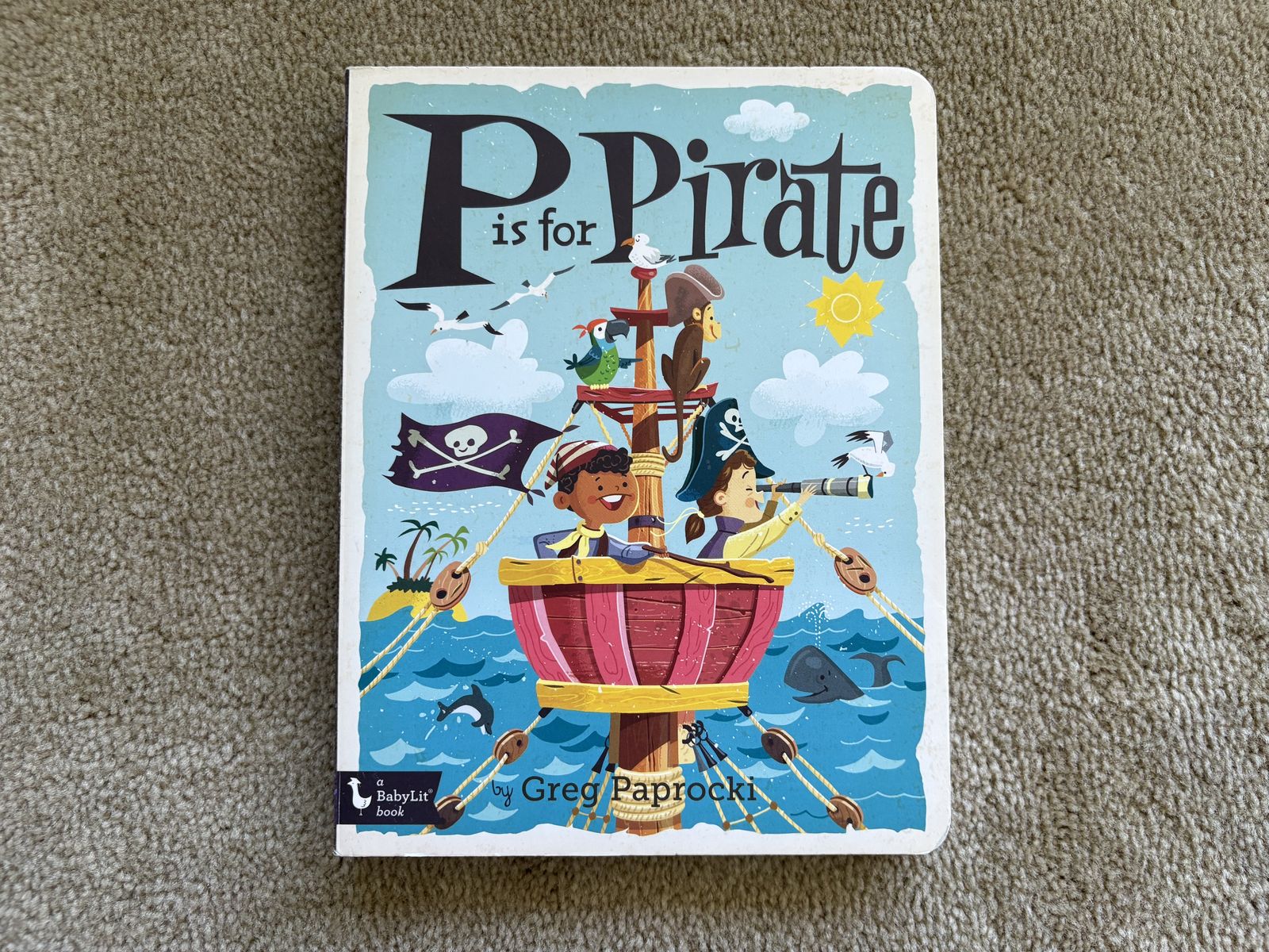 P is for Pirate BabyLit Board Book