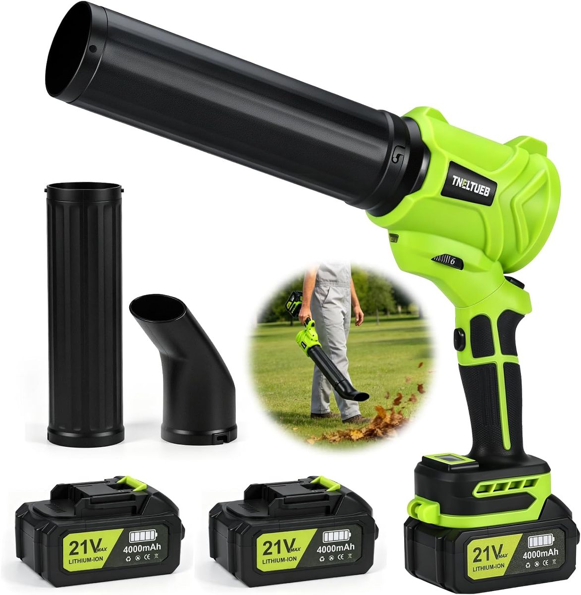 TNELTUEB Cordless Leaf Blower – Brand New