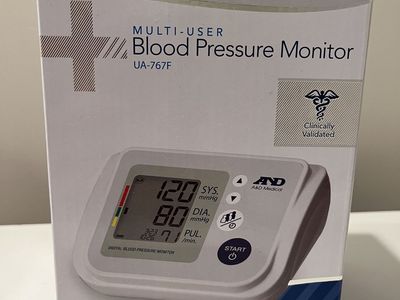 Brand New Easy Portable Blood Pressure Monitor with Included Cuff
