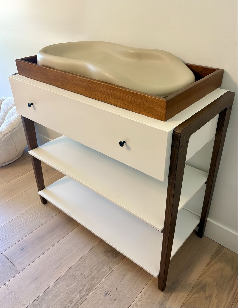 Crate & Barrel Changing Table Wood Topper Cushion