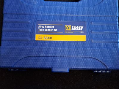 Yellow Jacket Alloy Ratchet Tube Bender Kit