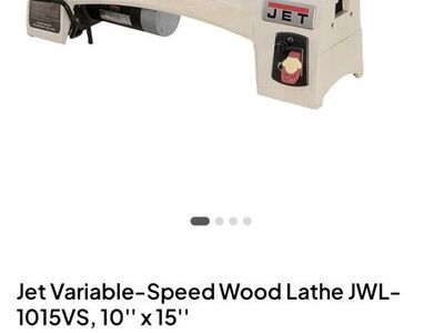 Jet Variable Speed Wood Lathe