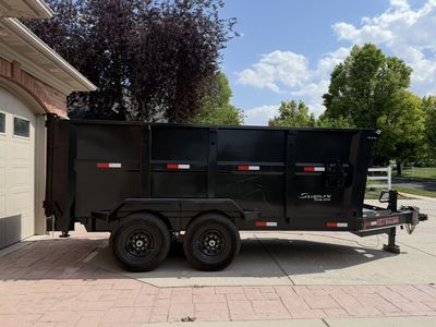 Dump trailer for rent