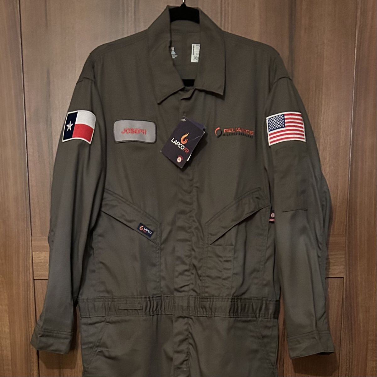 New Lapco Flame-Resistant Coveralls - Size LAR/ST