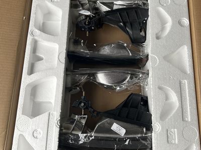Chevy Headlight Assembly Smoke Lens Yellow Corner Lights - New in Box