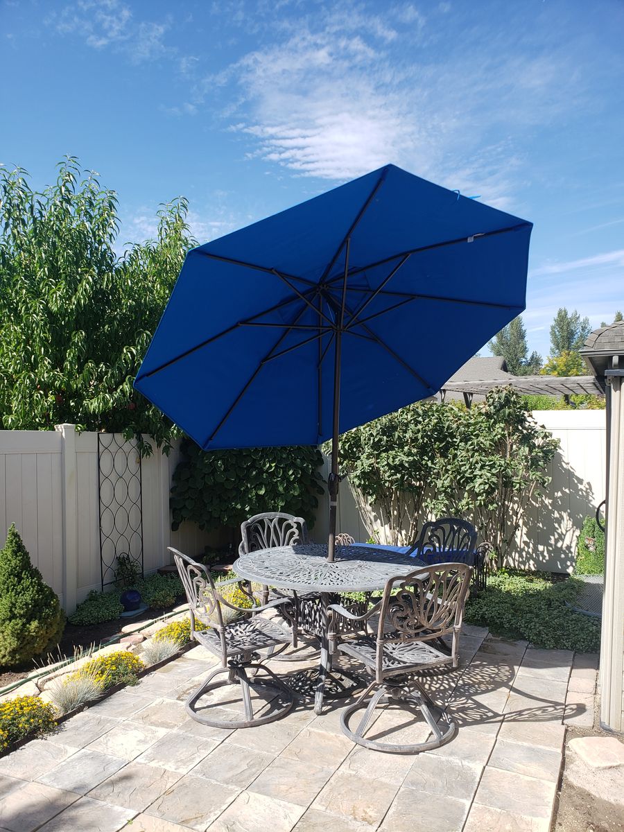Patio Table and Umbrella