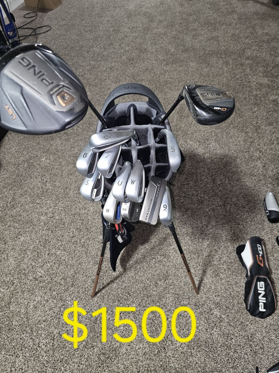 Ping G400 Complete Golf Club Set with Stand Bag & Headcovers