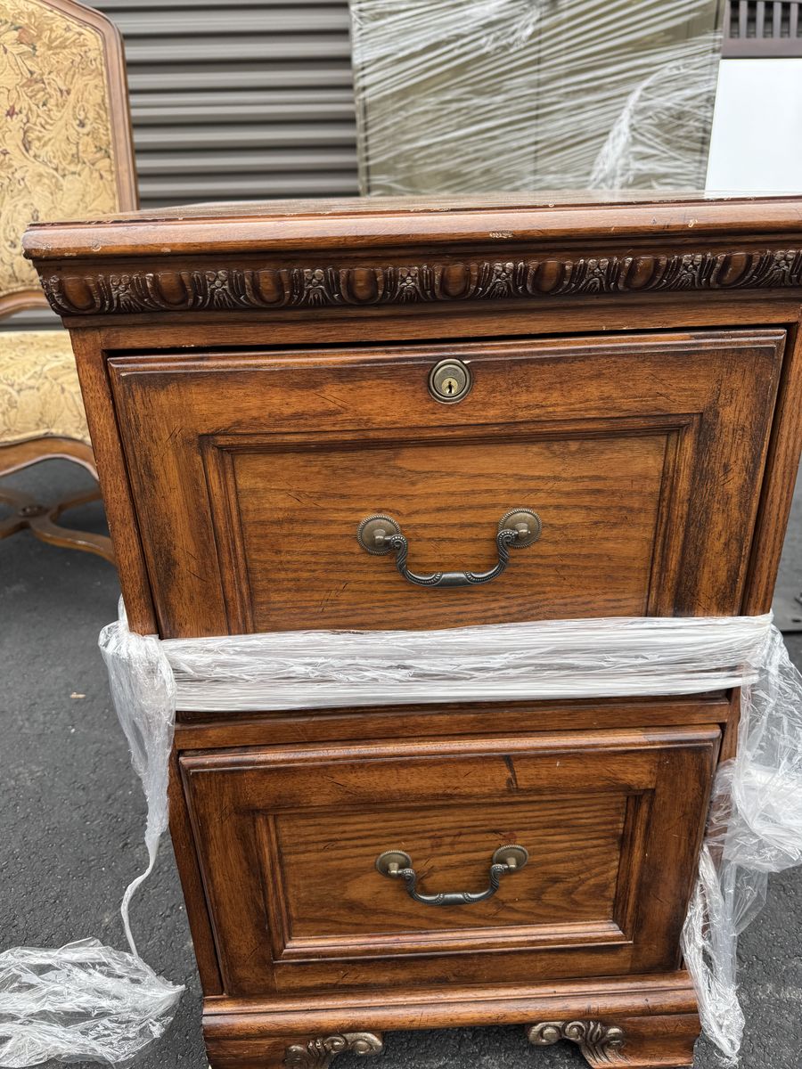 Hard Wood File Cabinet