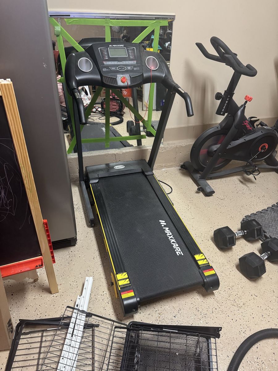 MaxKare Folding Treadmill - Compact Home Cardio Workout Machine