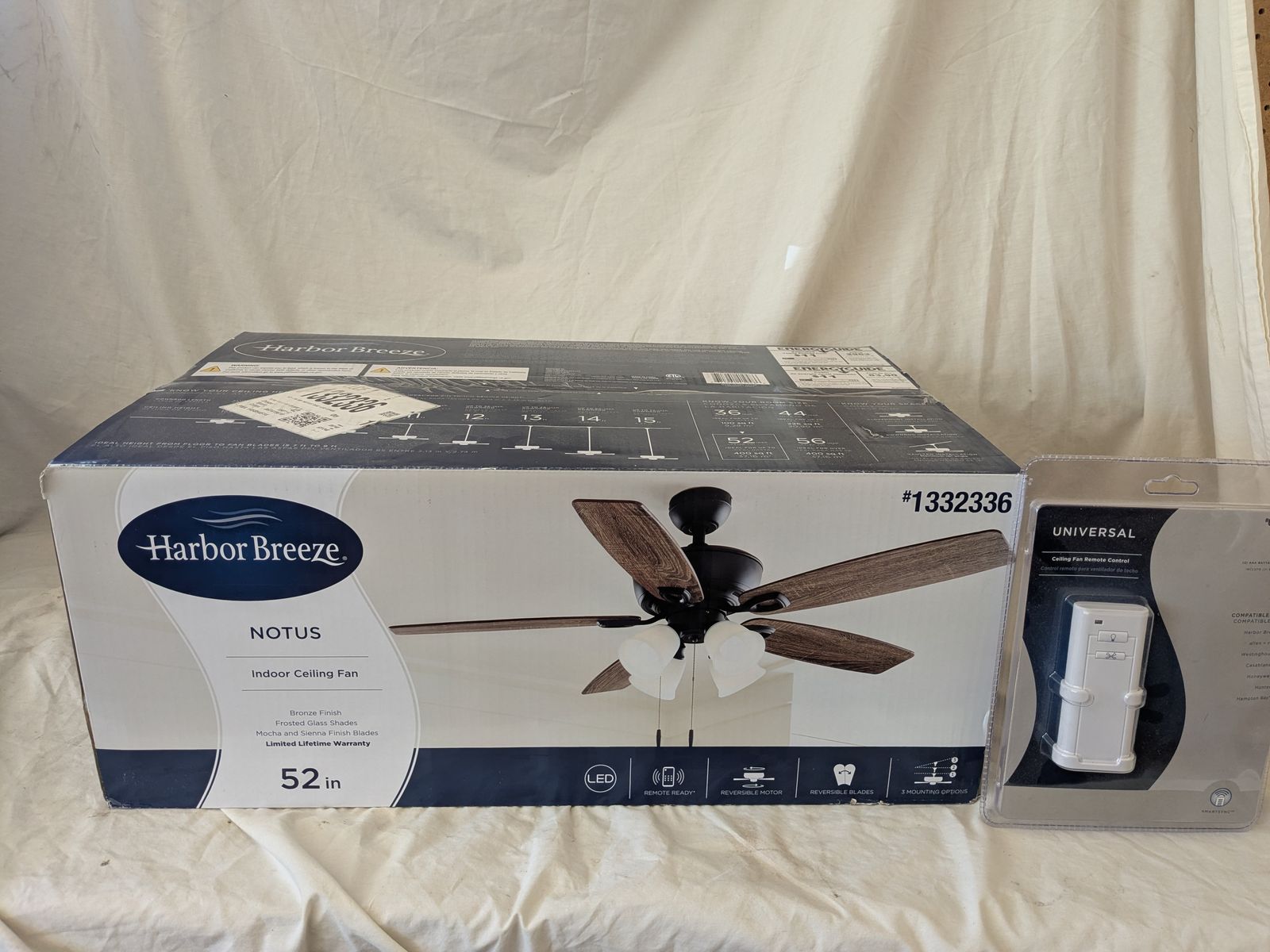 Ceiling Fan 52" Brand New