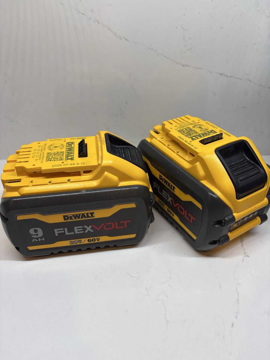 DeWalt Flexvolt 20V/60V 9 amp batteries