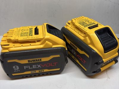 DeWalt Flexvolt 20V/60V 9 amp batteries