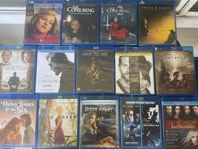 Mixed Lot of 12 Blu-ray Movies: $5 each