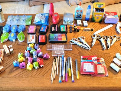 Boatload Full of Scrapbooking Supplies