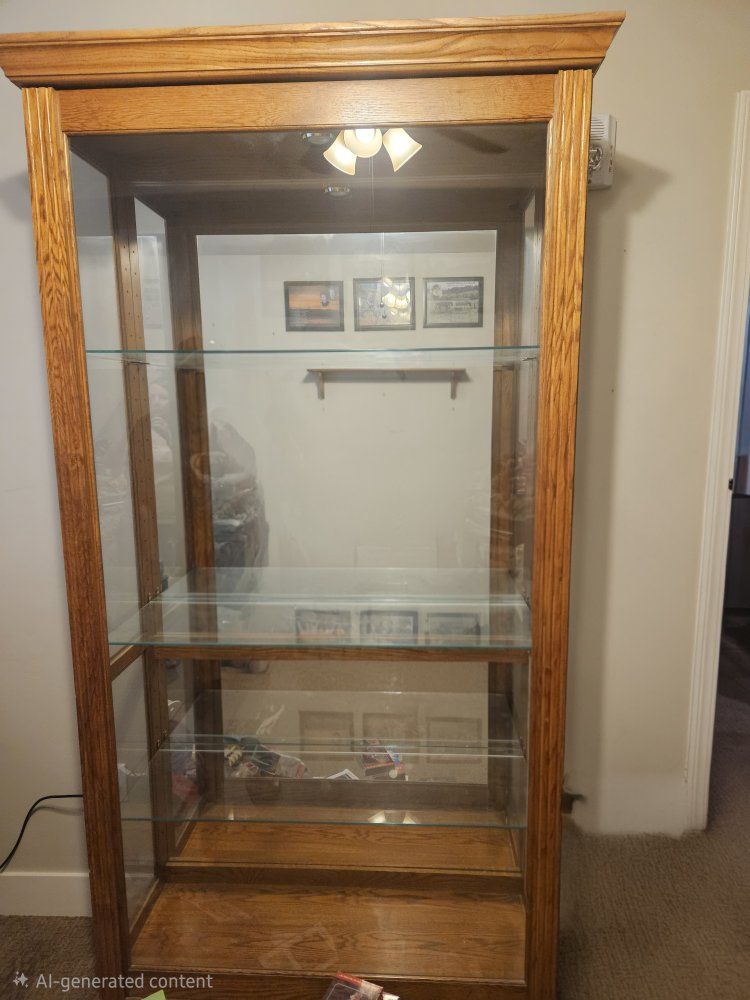 Curio Cabinet with light