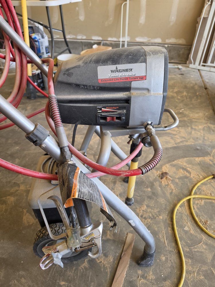 Wagner Twin Stroke 1700 Airless Paint Sprayer Cart System