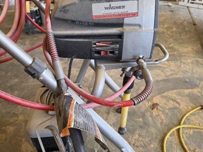 Wagner Twin Stroke 1700 Airless Paint Sprayer Cart System