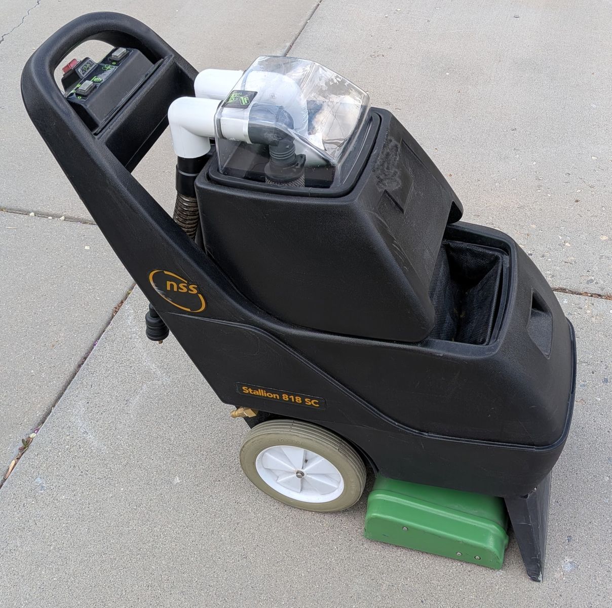 MSRP is $3800 - NSS Stallion 818 SC carpet extractor (carpet cleaner/shampooer)