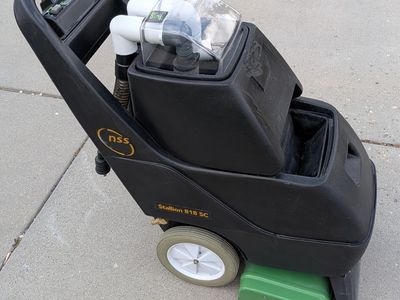 MSRP is $3800 - NSS Stallion 818 SC carpet extractor (carpet cleaner/shampooer)