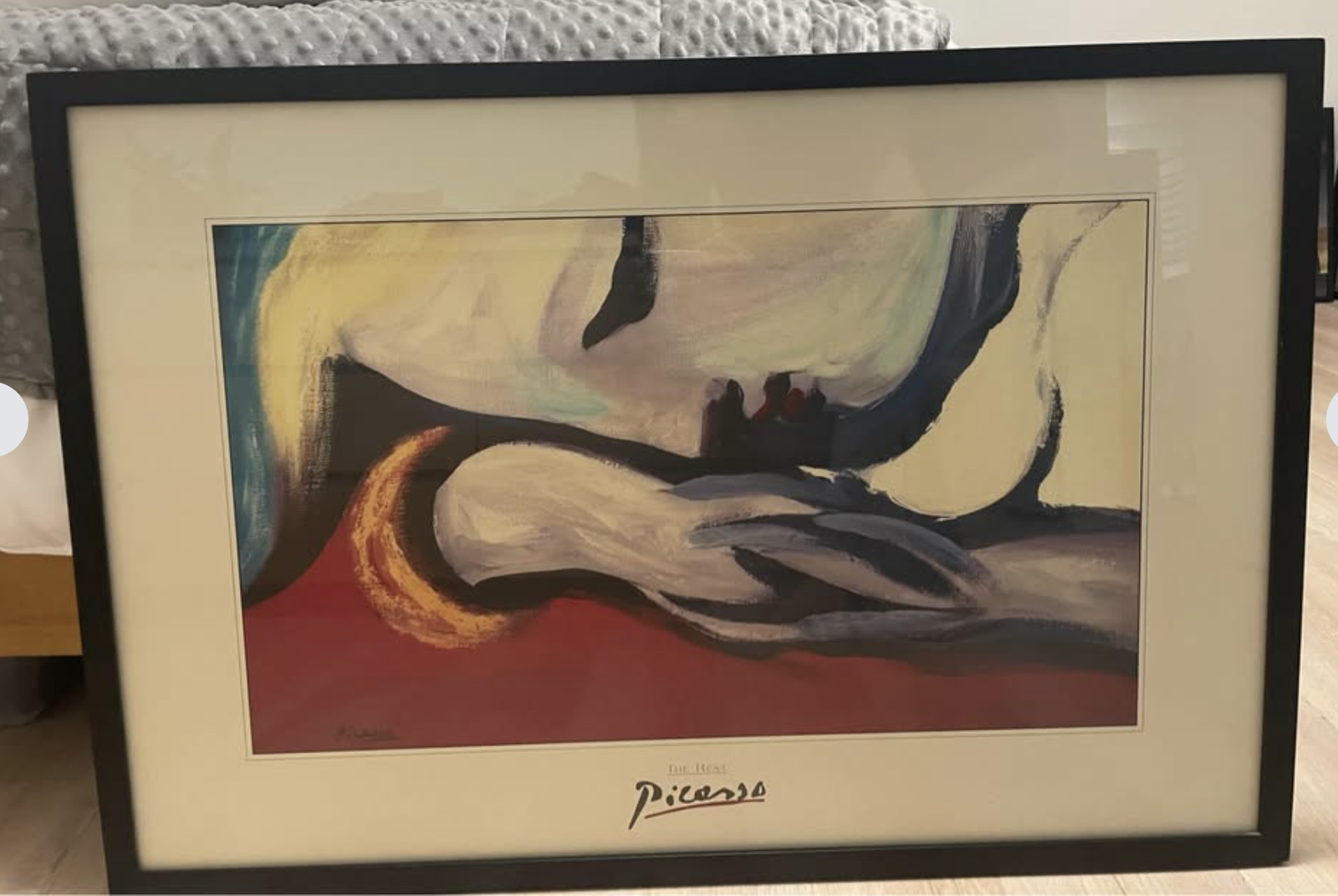 Framed Picasso “The Rest” Print – Large 37.5” x 26”