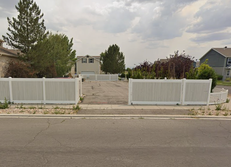 Parking lot for rent or vehicle storage