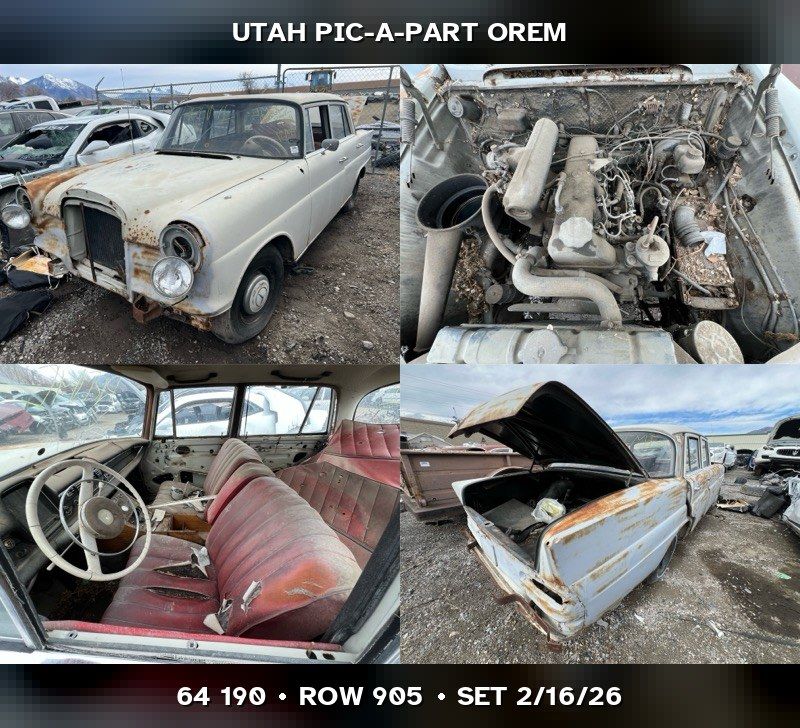 1964 Mercedes-Benz 190 Parts - UTPAP Orem