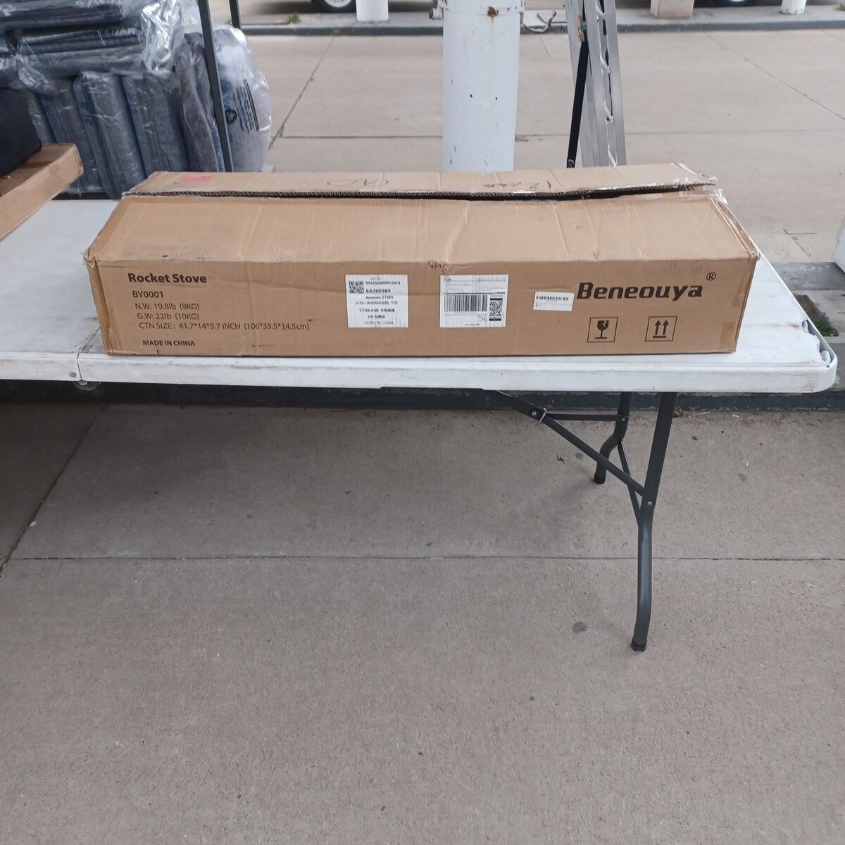 Beneouya wood pellet rocket stove