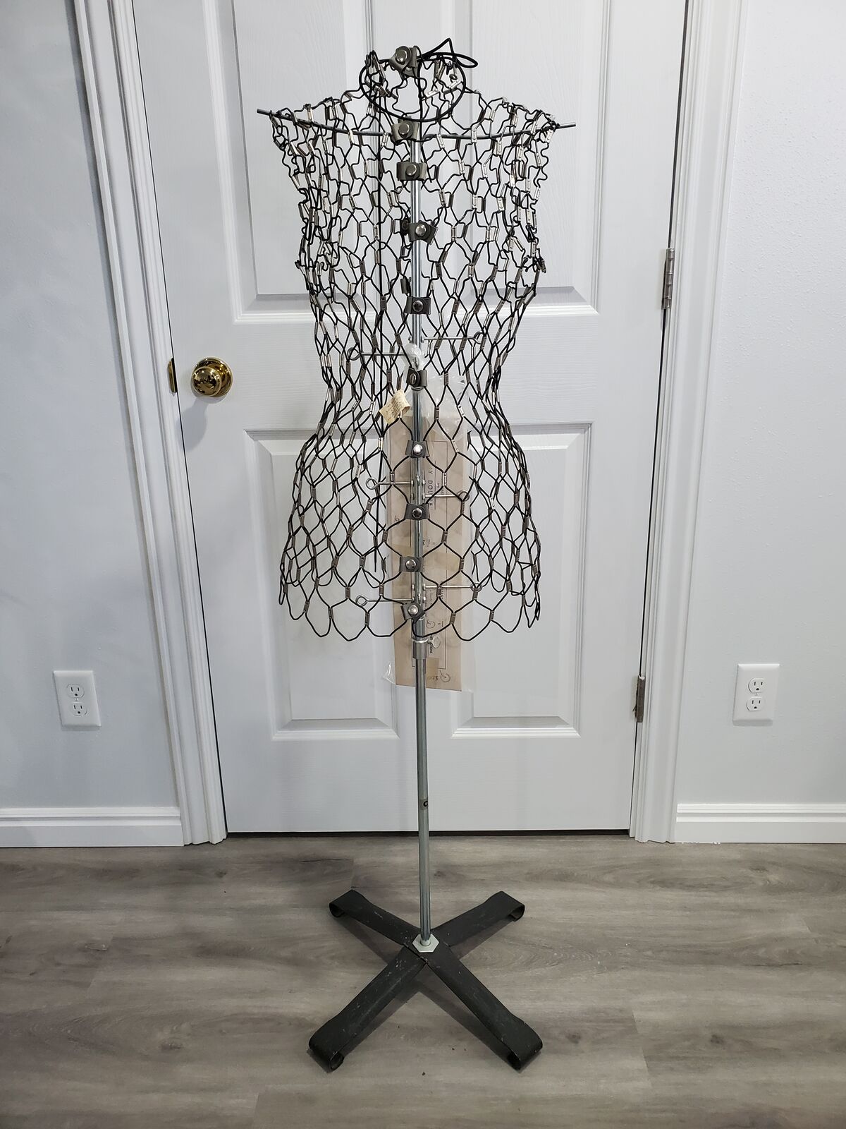 Vintage 1950's Adjustable "My Double" Wire Dress Form