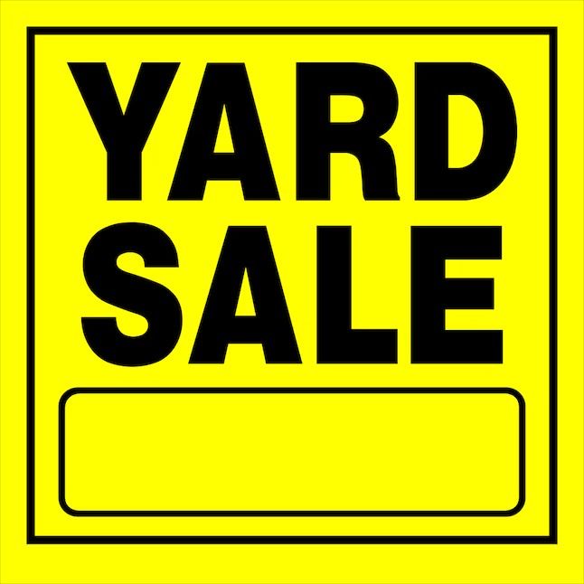 Yard Sale Saturday April 18th now free!