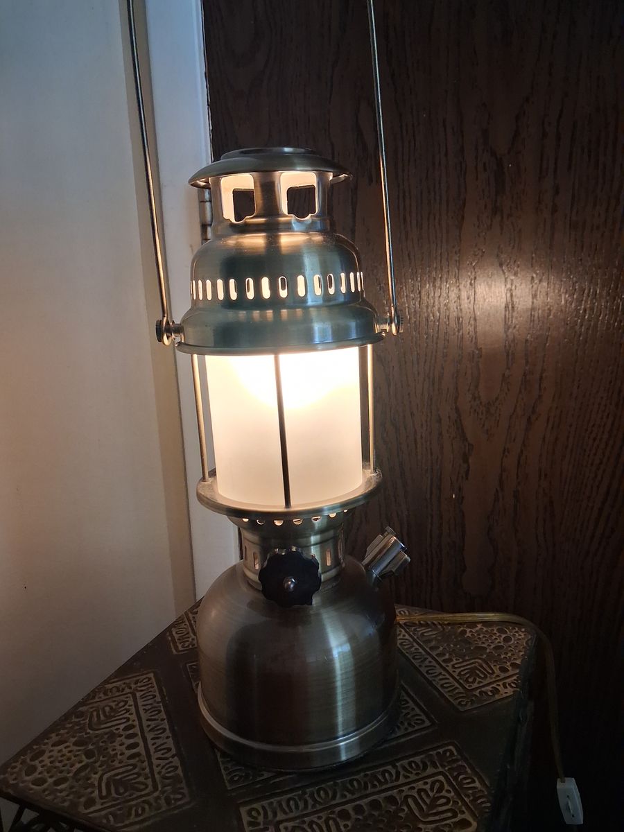 Brass Plated lighthouse lamp