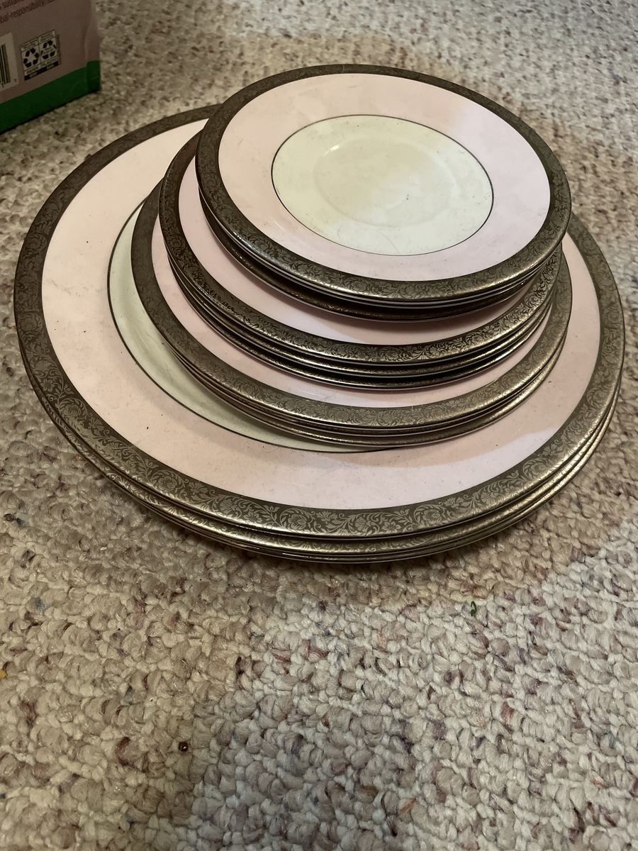 Pink Mary Kay China Plates