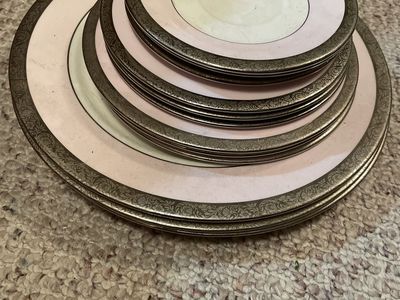 Pink Mary Kay China Plates