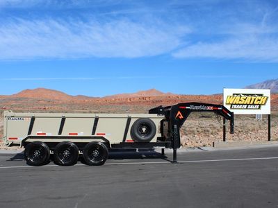 2026 RawMaxx Gooseneck Telescopic Dump Trailer 8.5