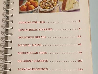 Cooking for less cookbook