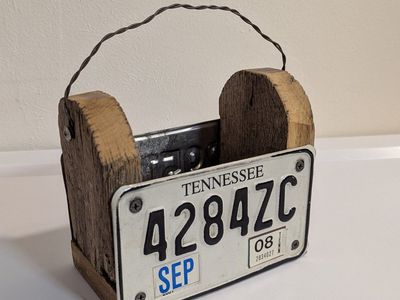 Tennessee license wood craft
