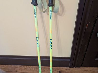 Leki trecking poles, free.