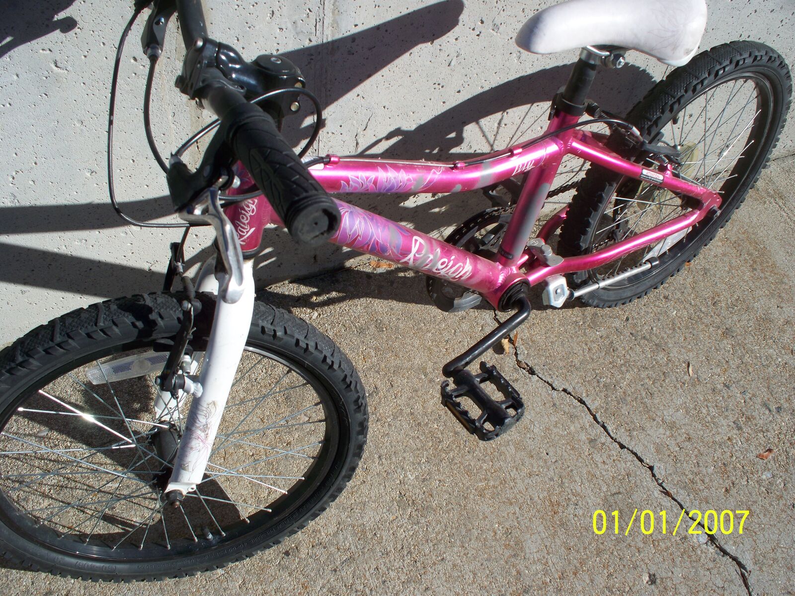 Raleigh "Lily" Kids/Street/Trail Bike.  20 inch wheels/tires