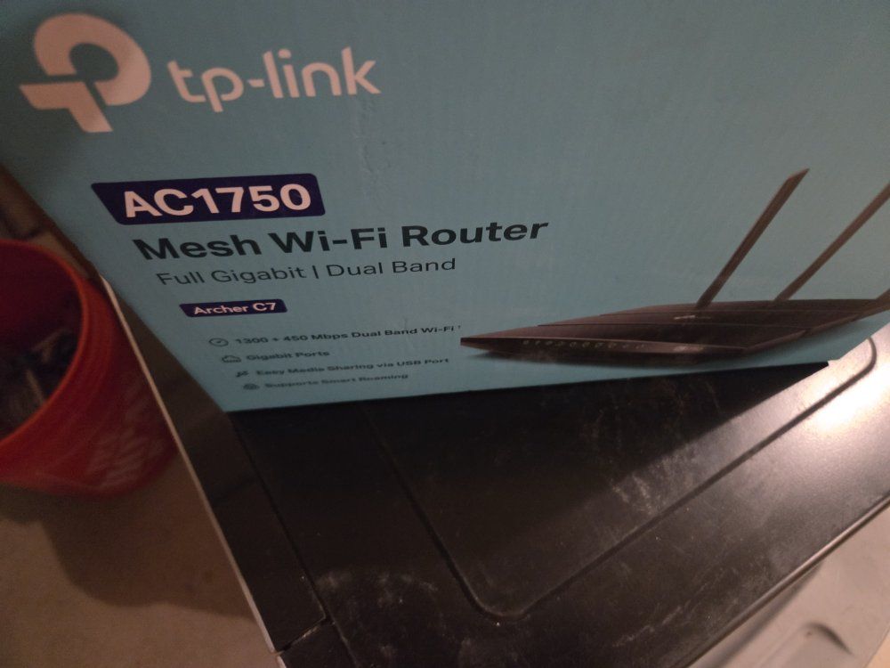 TP-Link Archer C7 AC1750 Mesh Wi-Fi Router - Dual Band, Gigabit Ports